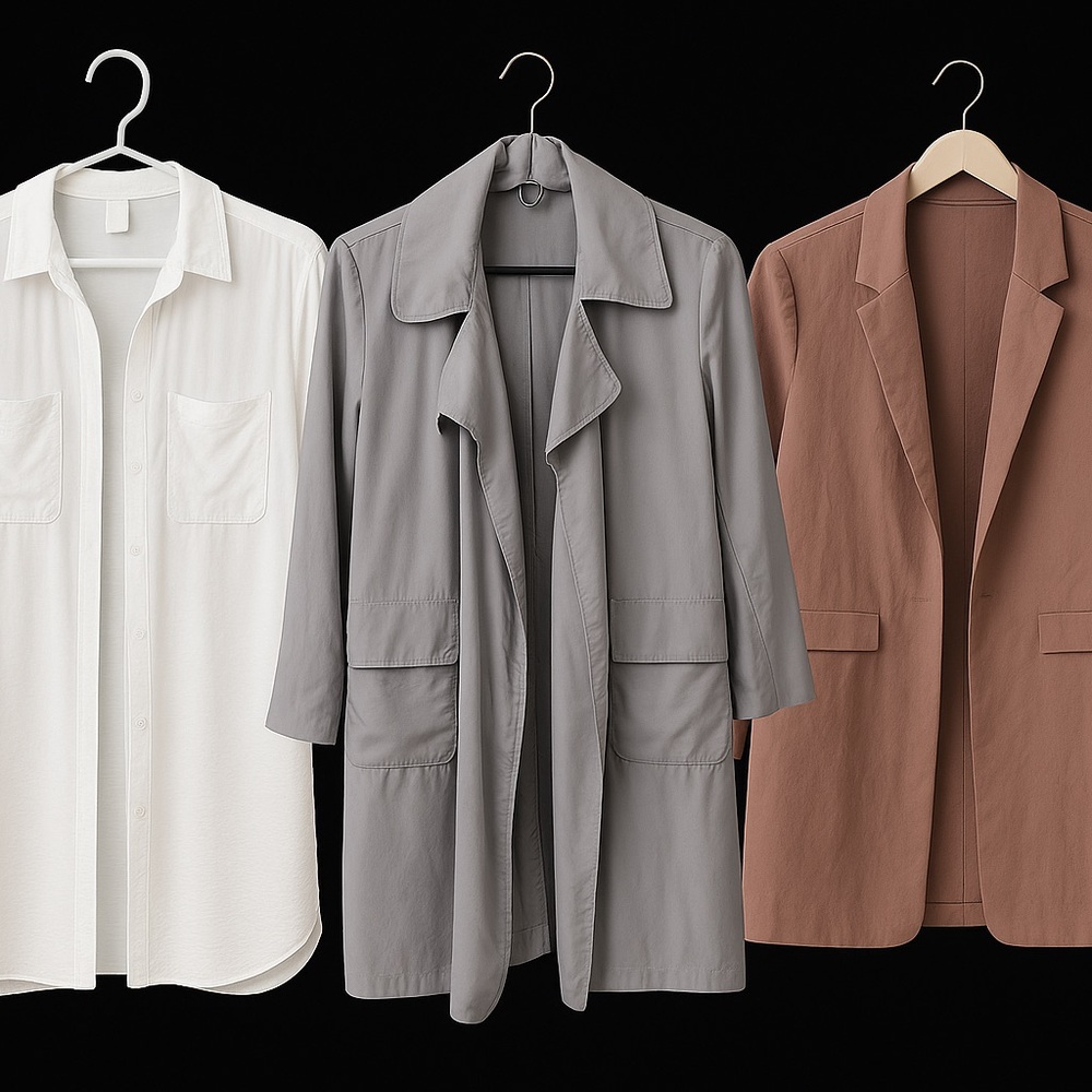 3 long sleeve lightweight blazers almost new Perfect for on top of any shirt